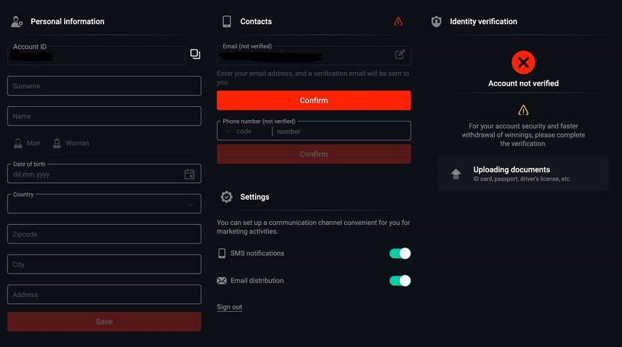 Верификация в pin up casino