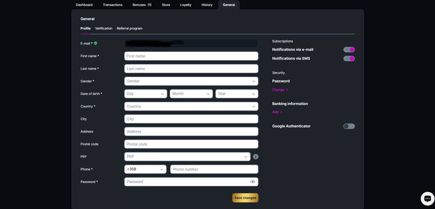 Казино RSP верификация